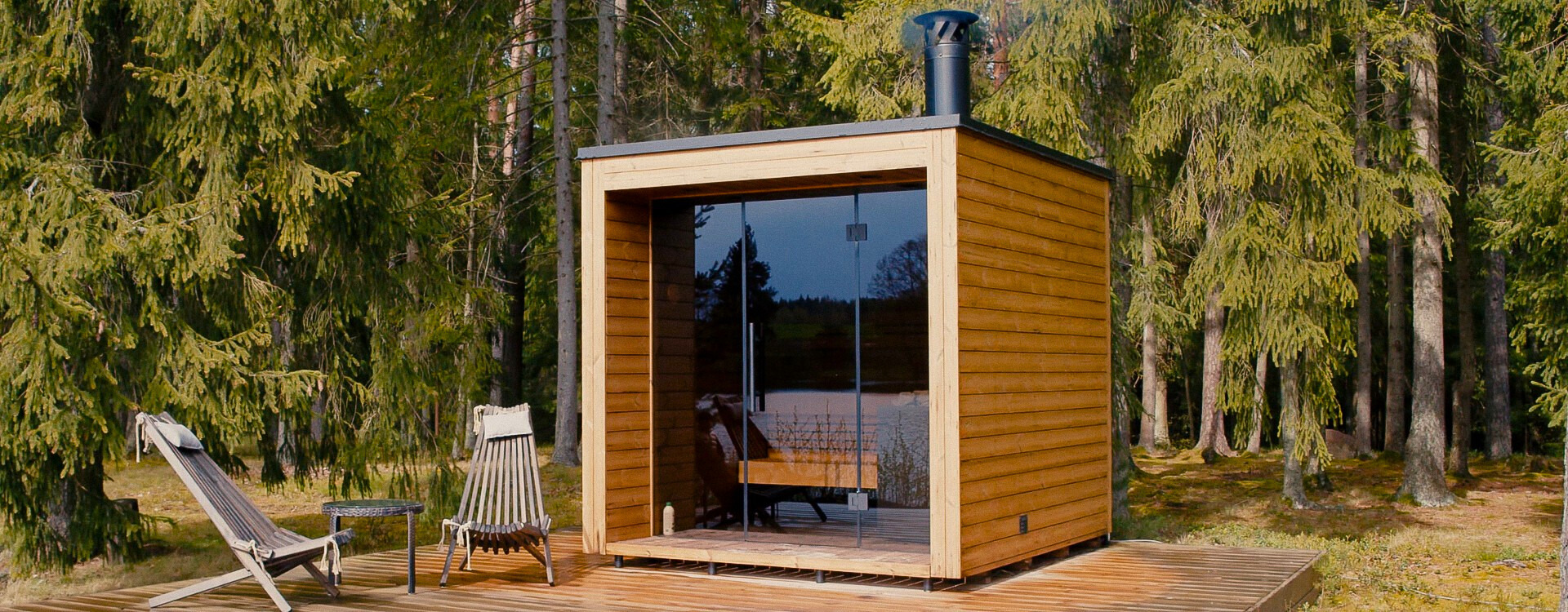 modular sauna or terrace sauna
